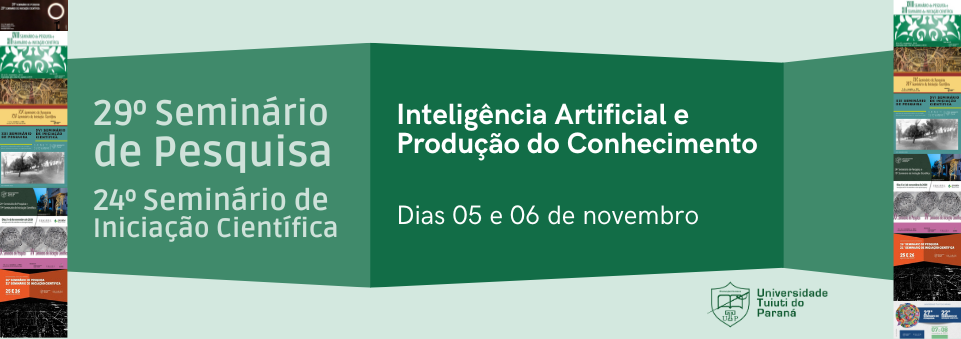 29º Seminário de Pesquisa - 24º Seminário de Iniciação Científica